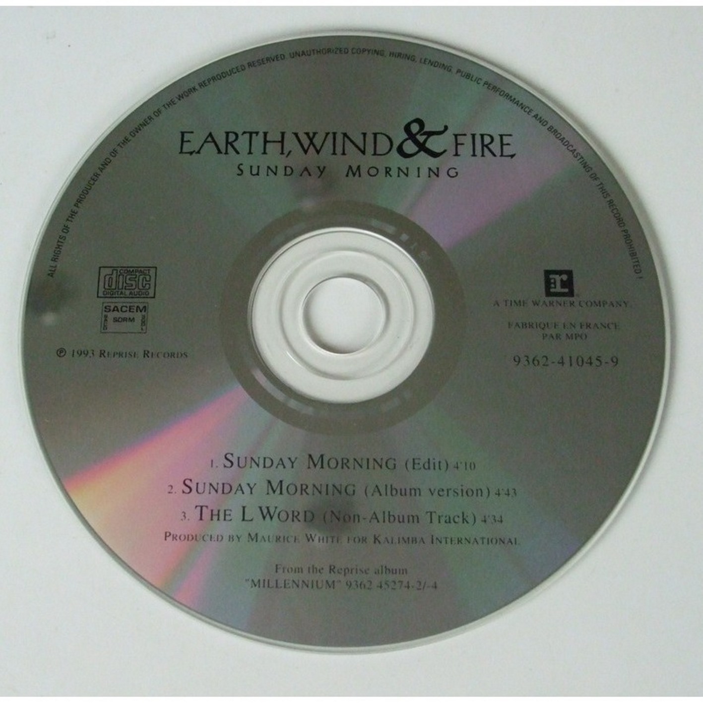 Earth, Wind & Fire  Sunday Morning : CDs cd